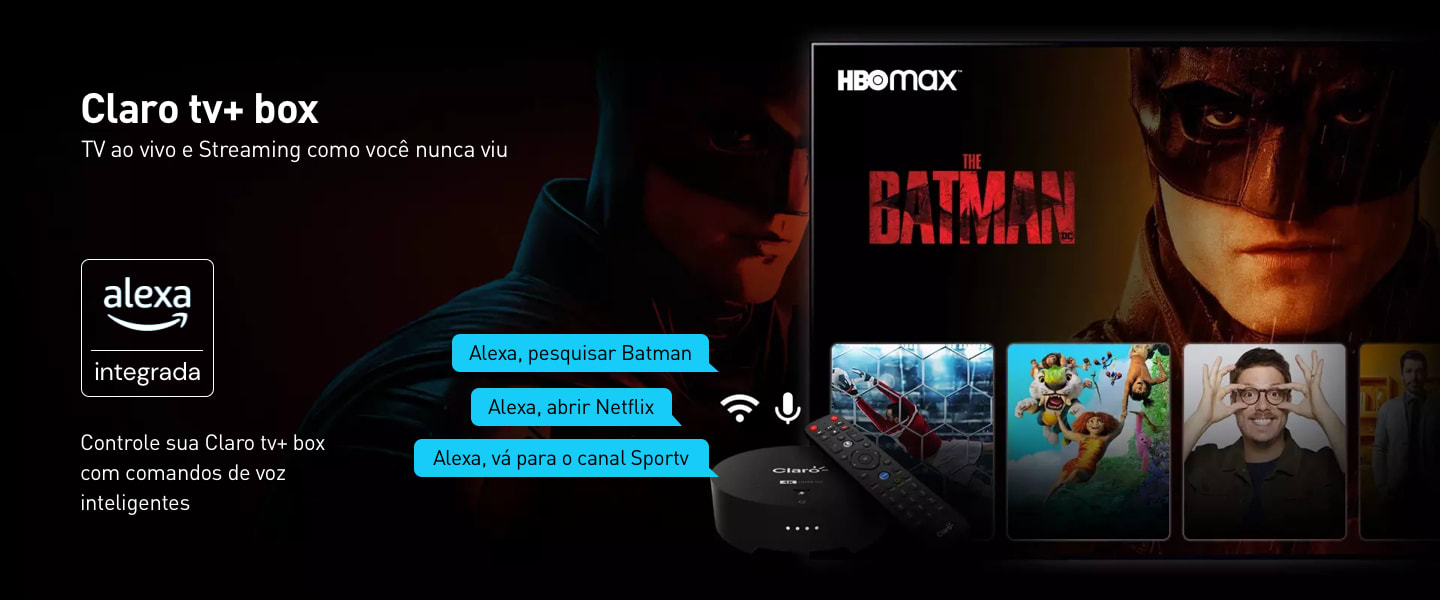 Combo Multi: Combos TV e Internet Claro